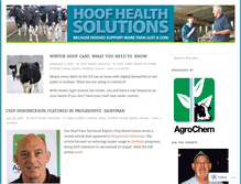 Tablet Screenshot of hoofhealthsolutions.com